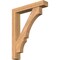 Ekena Millwork Balboa Block Smooth Bracket w/ Offset Brace, Western Red Cedar, 5 1/2"W x 30"D x 38"H BKT0604X30X38BOA05SWR - alternate 1